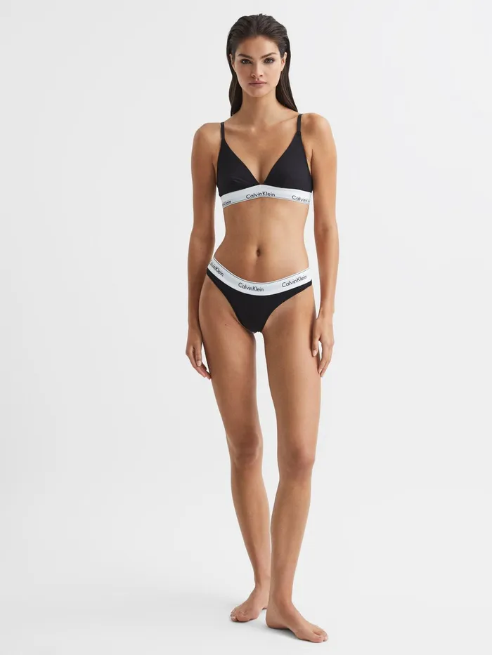 Reiss Lingerie and Nightwear Calvin Klein Underwear Triangle Bra Black 8211 Women
