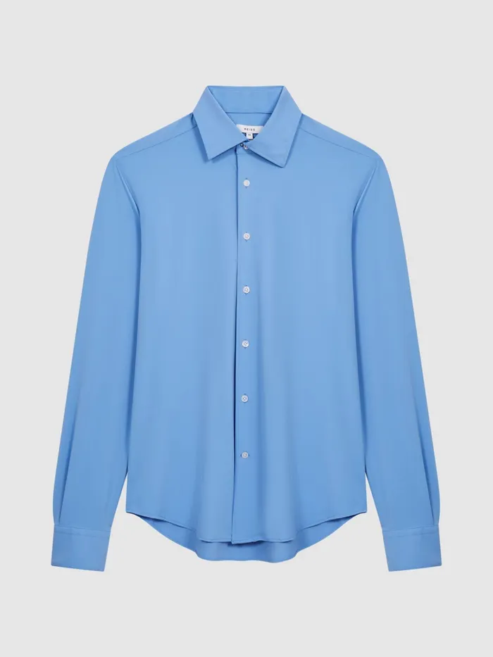Reiss Shirts Voyager Travel Shirt Ice 8211 Men