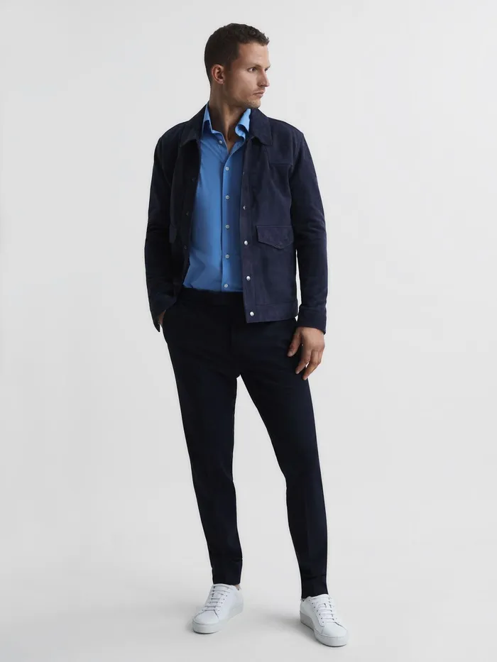 Reiss Shirts Voyager Travel Shirt Ice 8211 Men