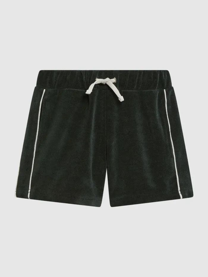 Reiss Shorts Fredericks Towelling Drawstring Shorts Green 8211 Children
