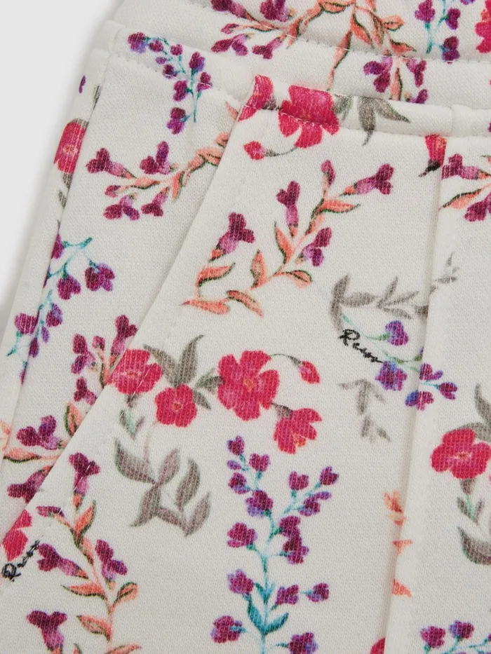 Reiss Shorts Harper Relaxed Floral Printed Shorts Pink Print 8211 Children
