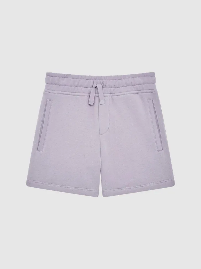 Reiss Shorts Henry Drawstring Jersey Shorts Lilac 8211 Children