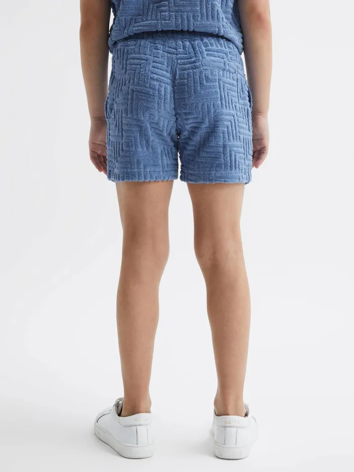 Reiss Shorts Miami Terry Towelling Shorts Airforce Blue 8211 Children