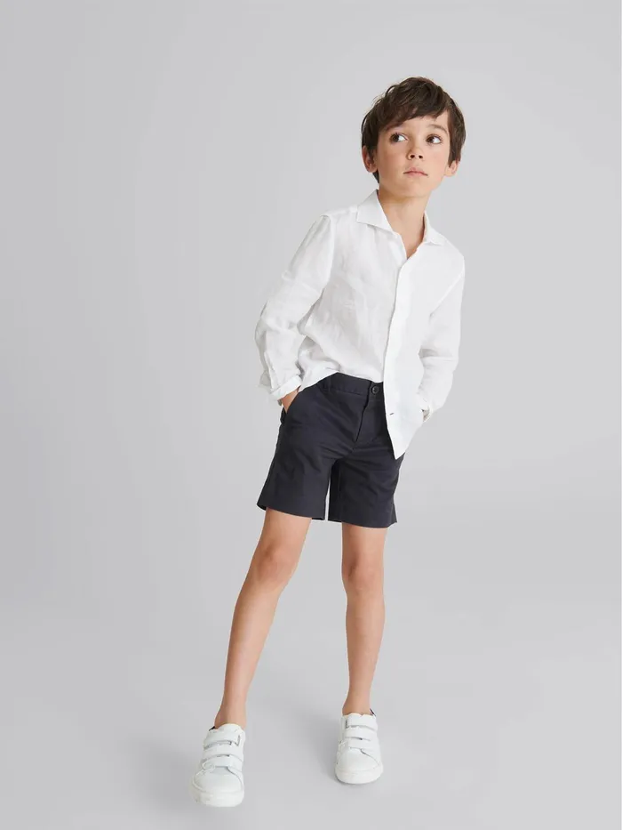 Reiss Shorts Wicket Casual Chino Shorts Blue 8211 Children