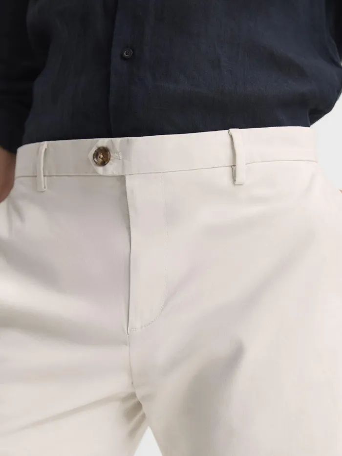 Reiss Shorts Wicket Modern Fit Chino Shorts Chalk 8211 Men