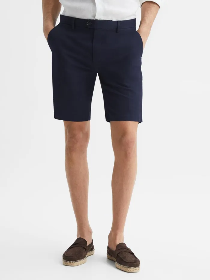 Reiss Shorts Wicket Modern Fit Chino Shorts Navy 8211 Men