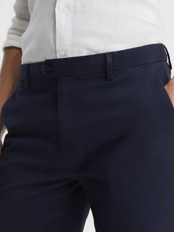 Reiss Shorts Wicket Modern Fit Chino Shorts Navy 8211 Men