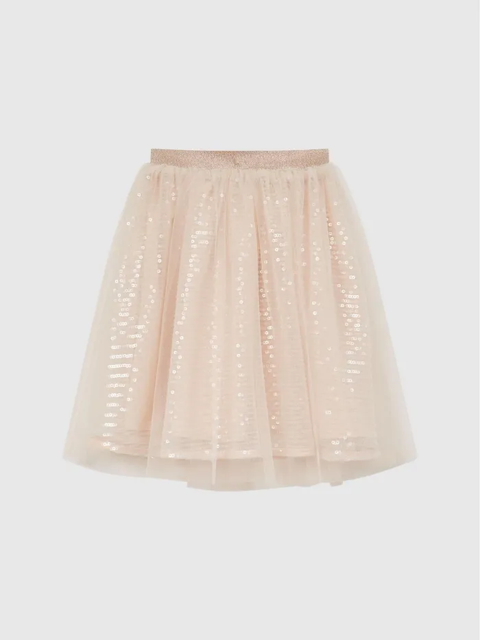 Reiss Skirts Charlotta Sequin Midi Skirt Lilac 8211 Children