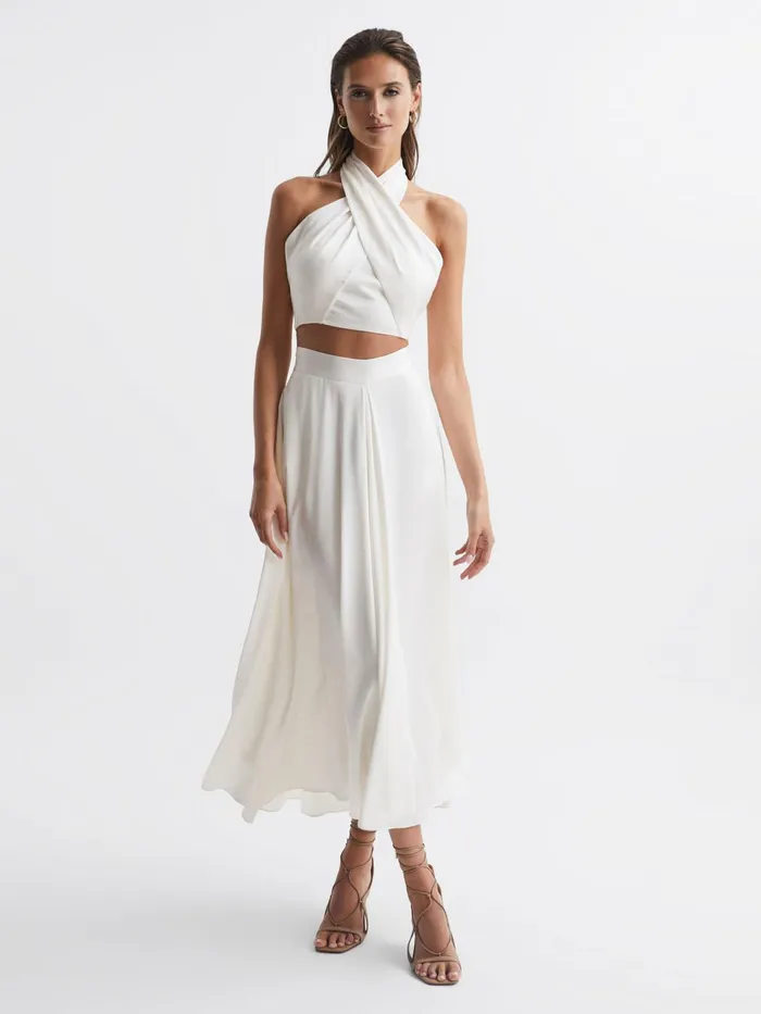 Reiss Skirts Ruby Occasion Maxi Skirt Ivory 8211 Women