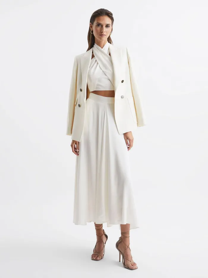 Reiss Skirts Ruby Occasion Maxi Skirt Ivory 8211 Women