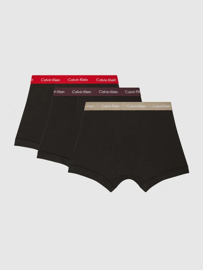 Reiss Socks and Underwear Calvin Klein Underwear 3 Pack Trunks Black Multi 8211 Men