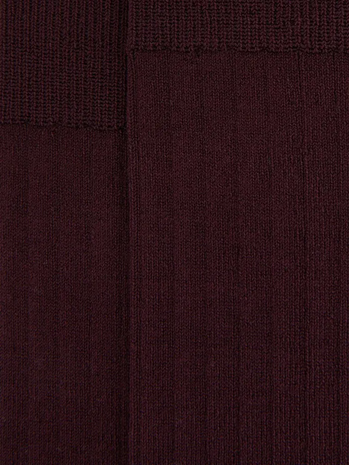 Reiss Socks and Underwear Fela Ribbed Socks Bordeaux 8211 Men