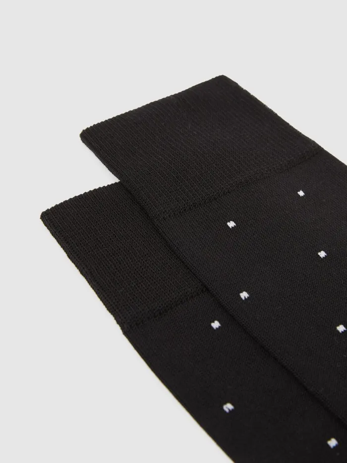Reiss Socks and Underwear Mario Spot Polka Dot Socks Black 8211 Men