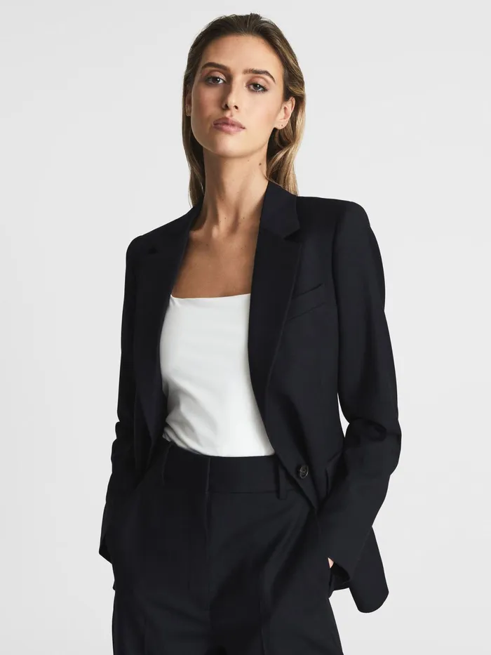 Reiss Suits and Tailoring Haisley Single Breasted Blazer Black 8211 Women