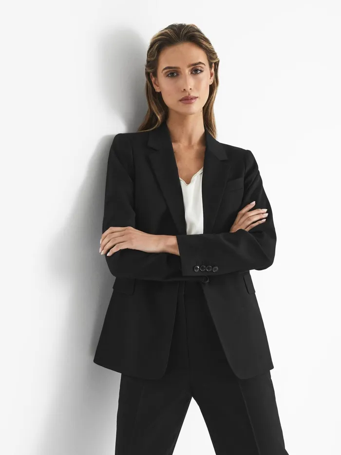 Reiss Suits and Tailoring Haisley Single Breasted Blazer Black 8211 Women