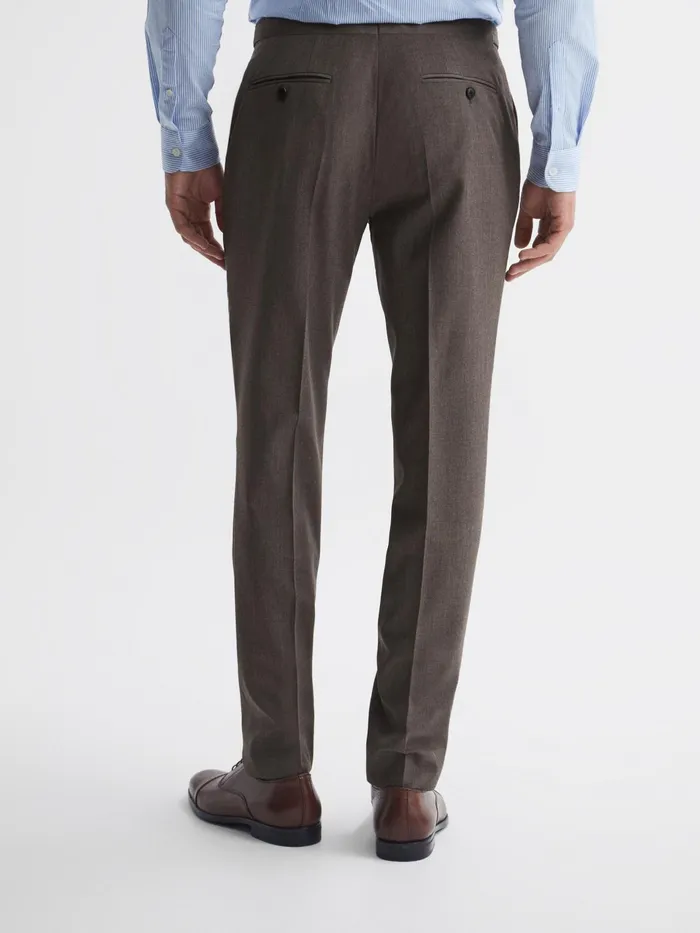 Reiss Suits and Tailoring Trip Slim Fit Trousers Mocha 8211 Men