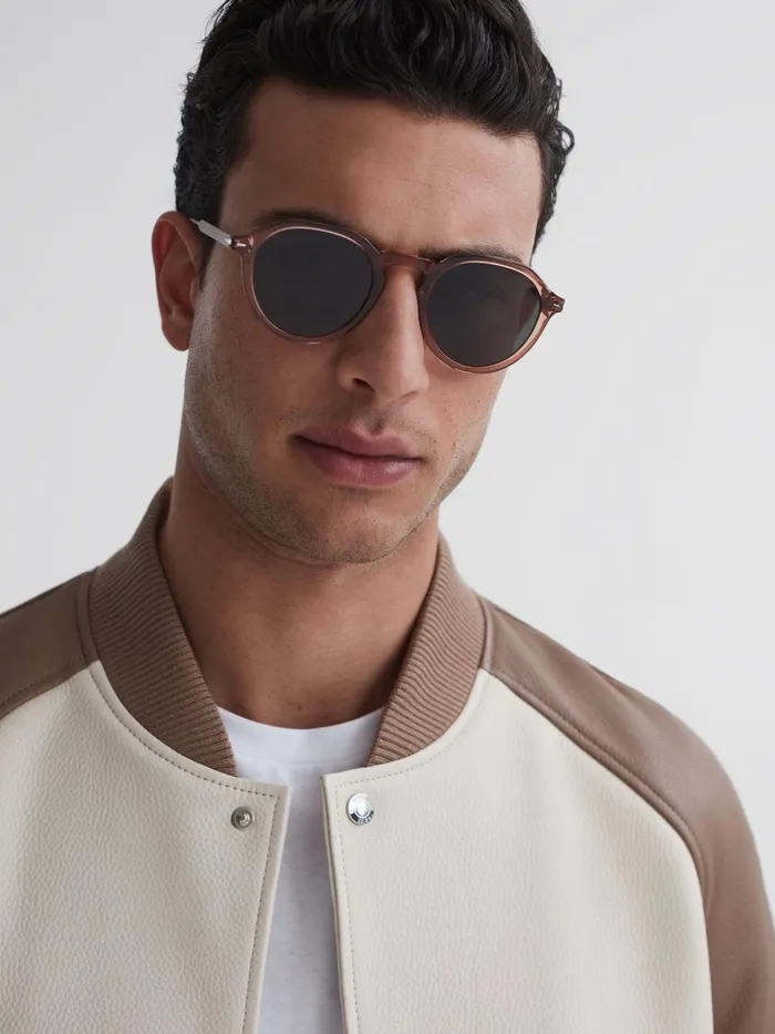 Reiss Sunglasses David Beckham Eyewear By David Beckham Rounded Sunglasses Pink 8211 Men