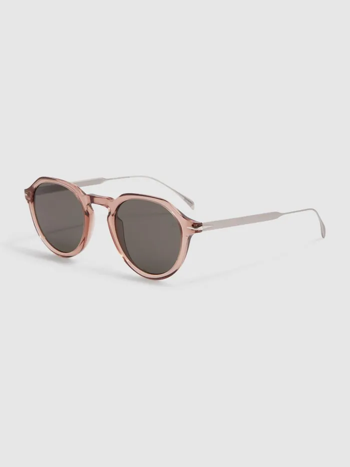 Reiss Sunglasses David Beckham Eyewear By David Beckham Rounded Sunglasses Pink 8211 Men