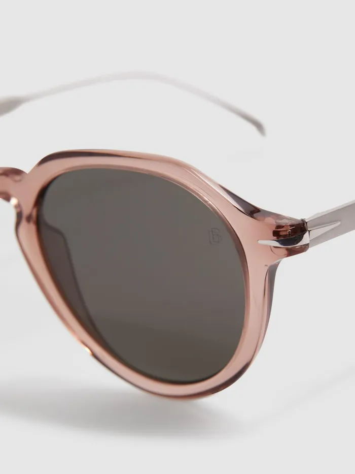 Reiss Sunglasses David Beckham Eyewear By David Beckham Rounded Sunglasses Pink 8211 Men