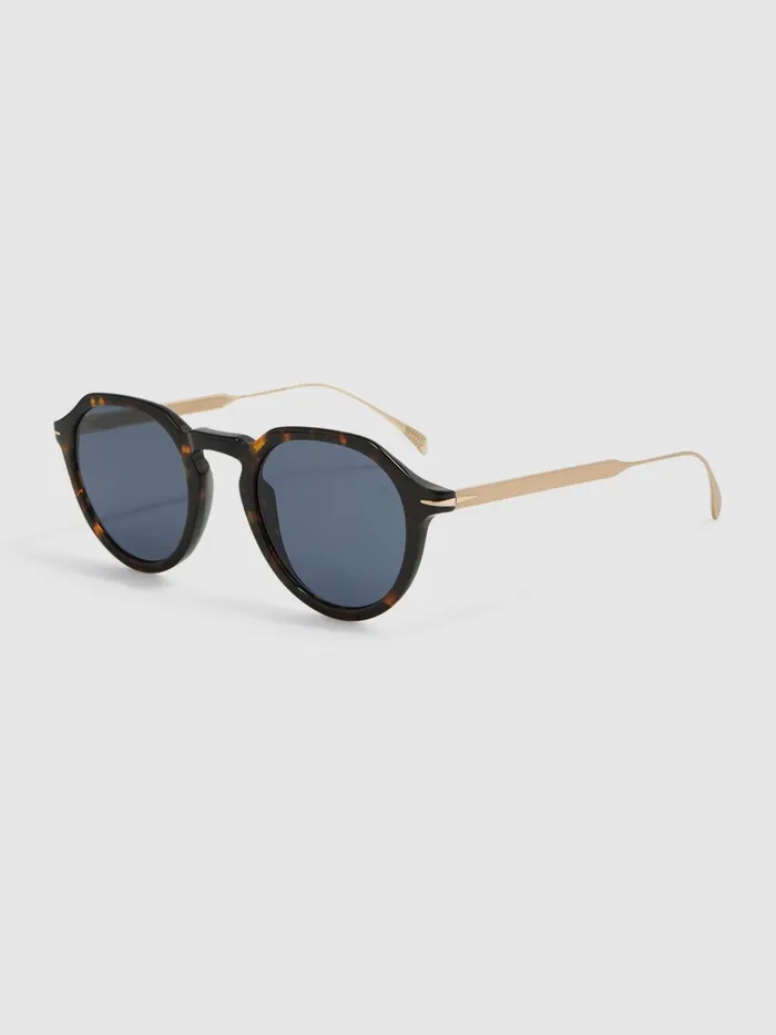 Reiss Sunglasses David Beckham Eyewear By David Beckham Rounded Sunglasses Tortoise 8211 Men