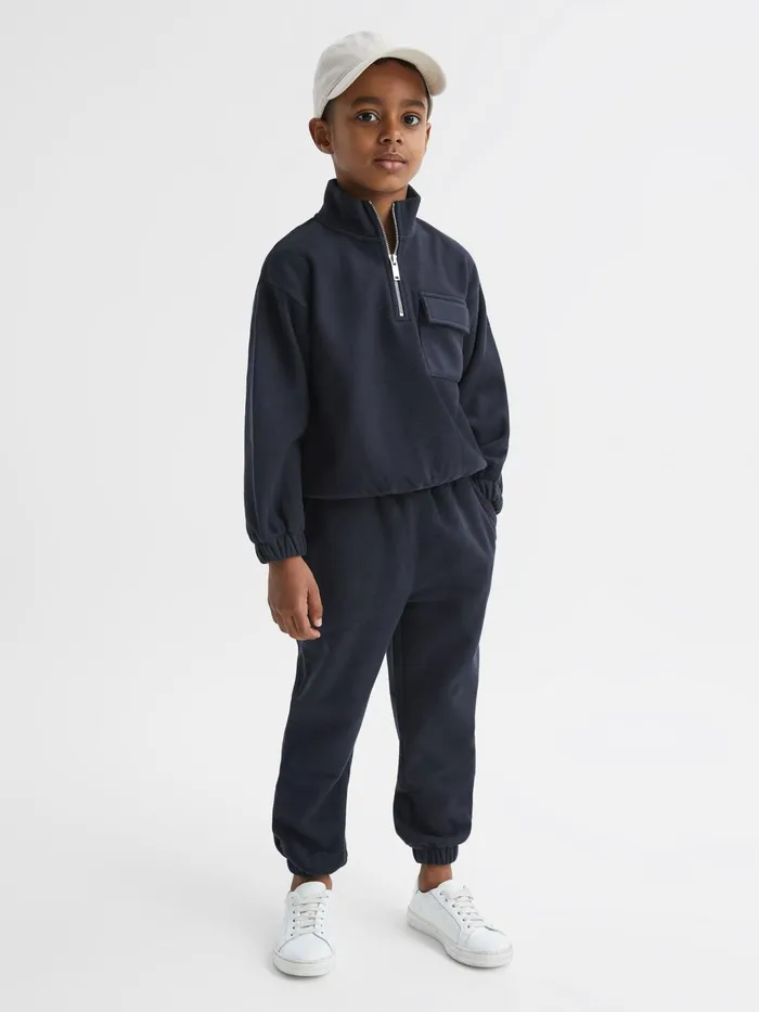 Reiss Sweats and Hoodies Bear Micro Fleece Joggers Navy 8211 Children