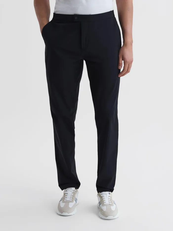 Reiss Sweats and Hoodies Berkley Elasticated Waistband Trousers Navy 8211 Men