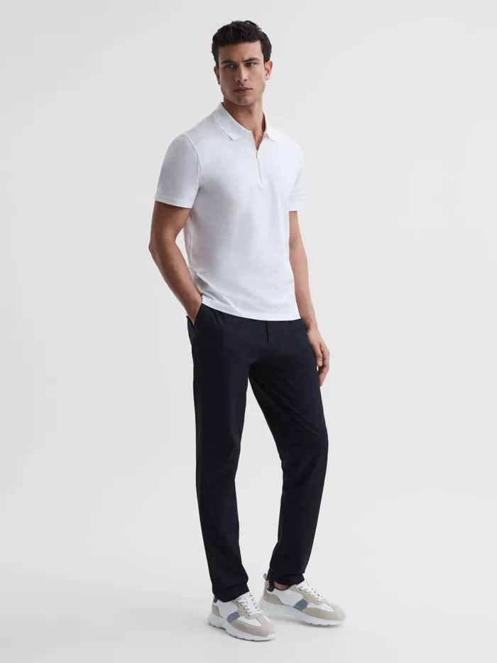 Reiss Sweats and Hoodies Berkley Elasticated Waistband Trousers Navy 8211 Men