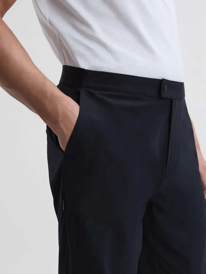 Reiss Sweats and Hoodies Berkley Elasticated Waistband Trousers Navy 8211 Men