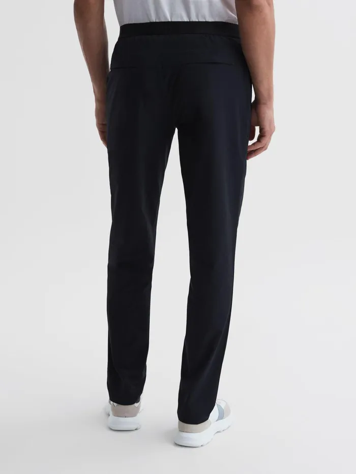 Reiss Sweats and Hoodies Berkley Elasticated Waistband Trousers Navy 8211 Men