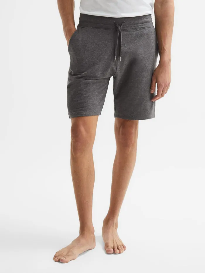 Reiss Sweats and Hoodies Tyne Jersey Shorts Dark Grey 8211 Men