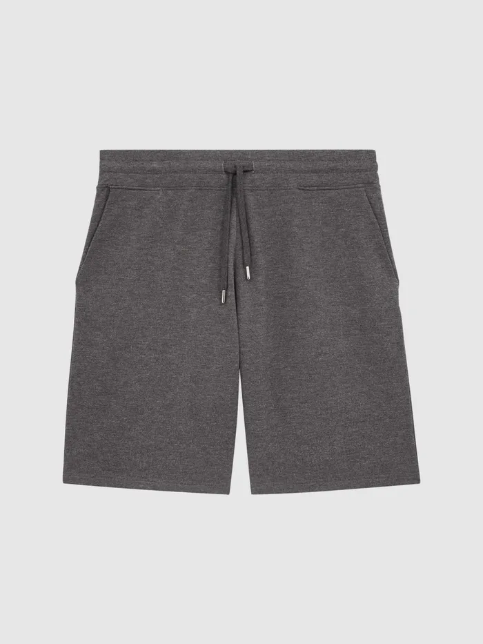 Reiss Sweats and Hoodies Tyne Jersey Shorts Dark Grey 8211 Men