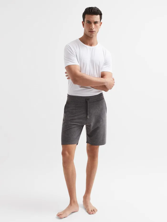 Reiss Sweats and Hoodies Tyne Jersey Shorts Dark Grey 8211 Men