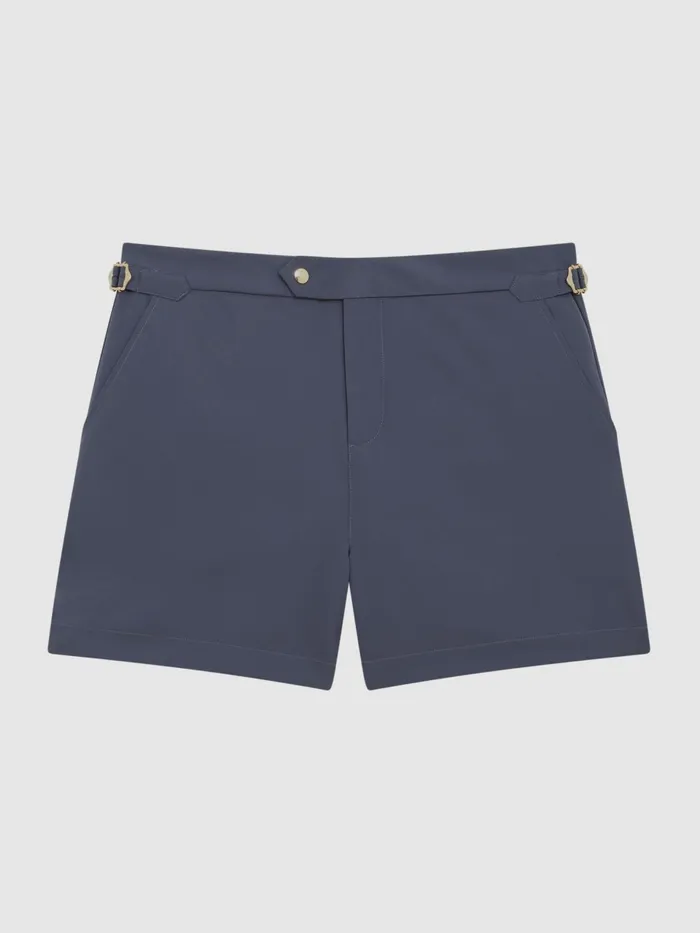 Reiss Swimwear Sun Side Adjuster Swim Shorts Airforce Blue 8211 Men