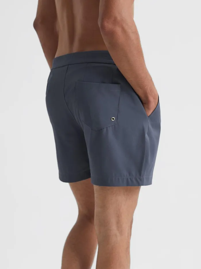Reiss Swimwear Sun Side Adjuster Swim Shorts Airforce Blue 8211 Men