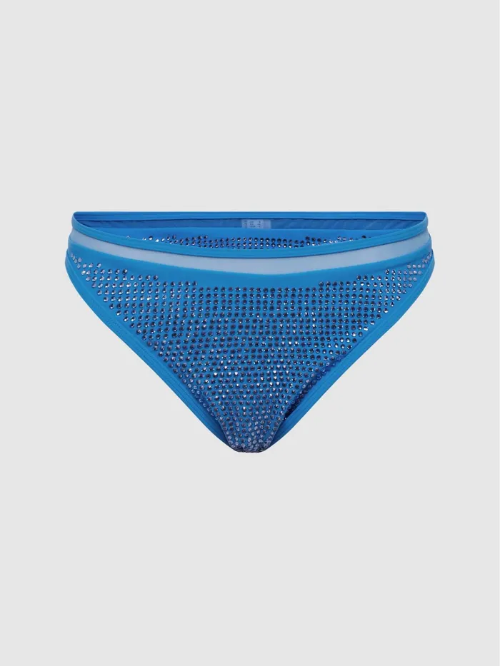Reiss Swimwear Tyra Embellished Bikini Bottoms Blue 8211 Women