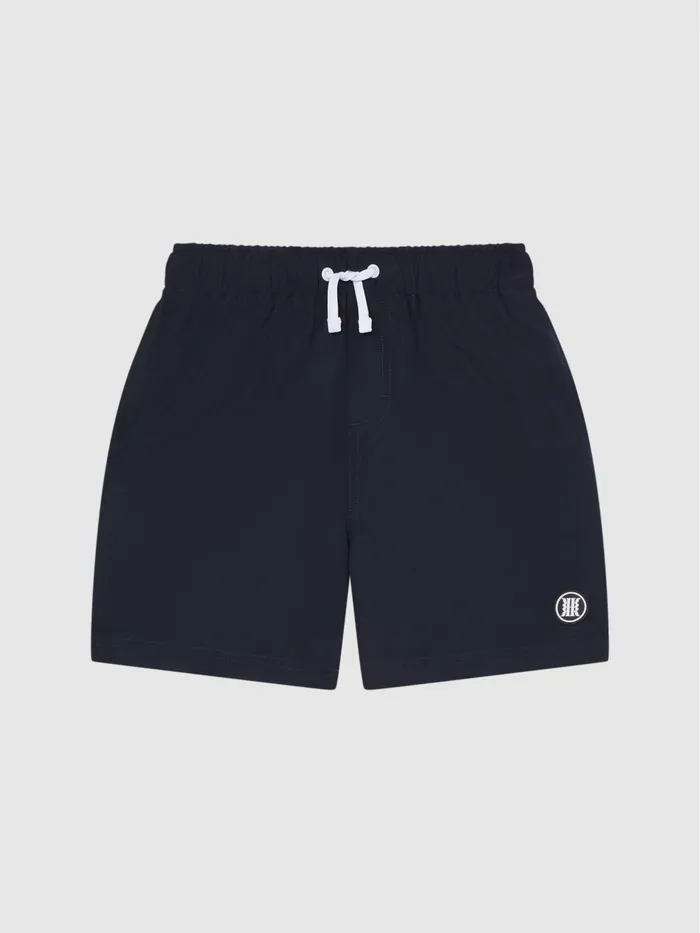 Reiss Swimwear Wave Plain Drawstring Swim Shorts Navy 8211 Children