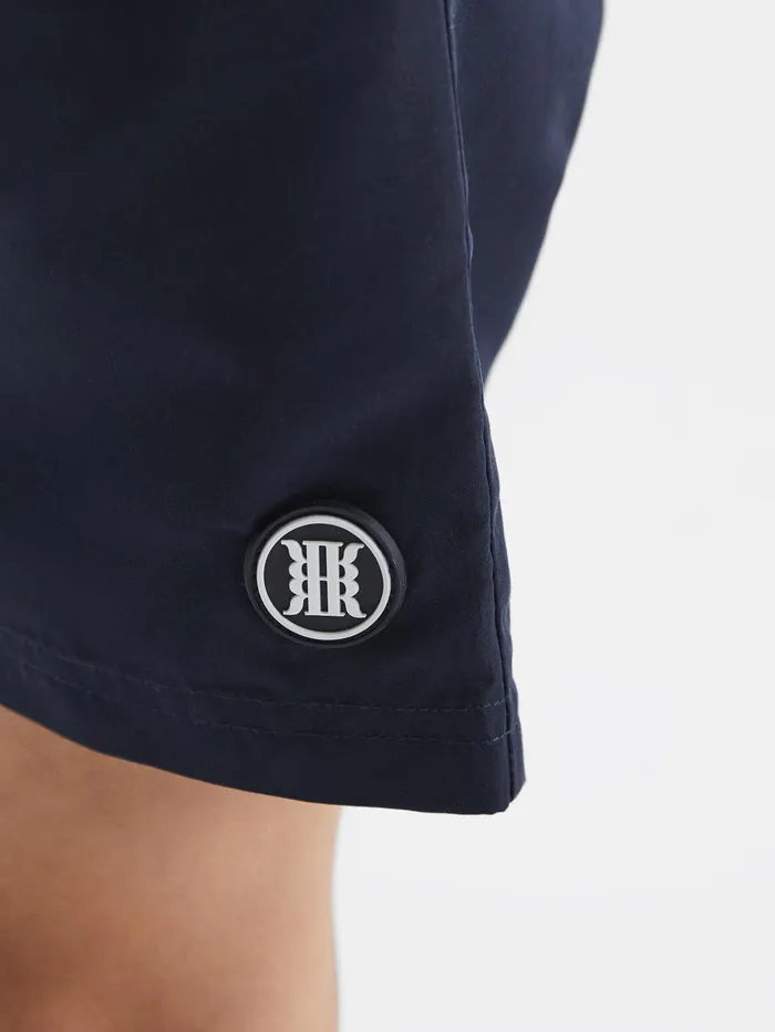 Reiss Swimwear Wave Plain Drawstring Swim Shorts Navy 8211 Children