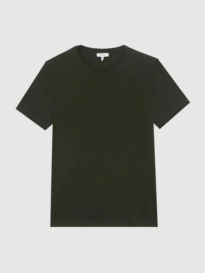 Reiss TShirts Bless Crew Neck TShirt Oxidised Green 8211 Men