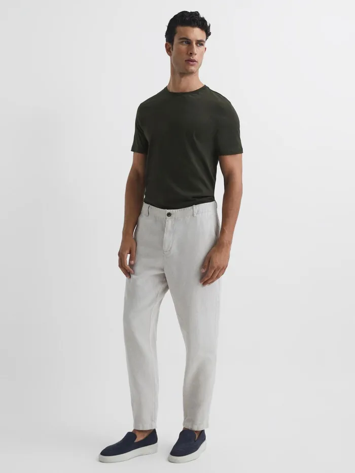 Reiss TShirts Bless Crew Neck TShirt Oxidised Green 8211 Men