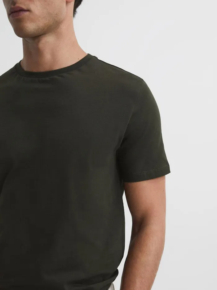 Reiss TShirts Bless Crew Neck TShirt Oxidised Green 8211 Men