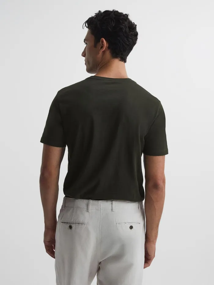 Reiss TShirts Bless Crew Neck TShirt Oxidised Green 8211 Men