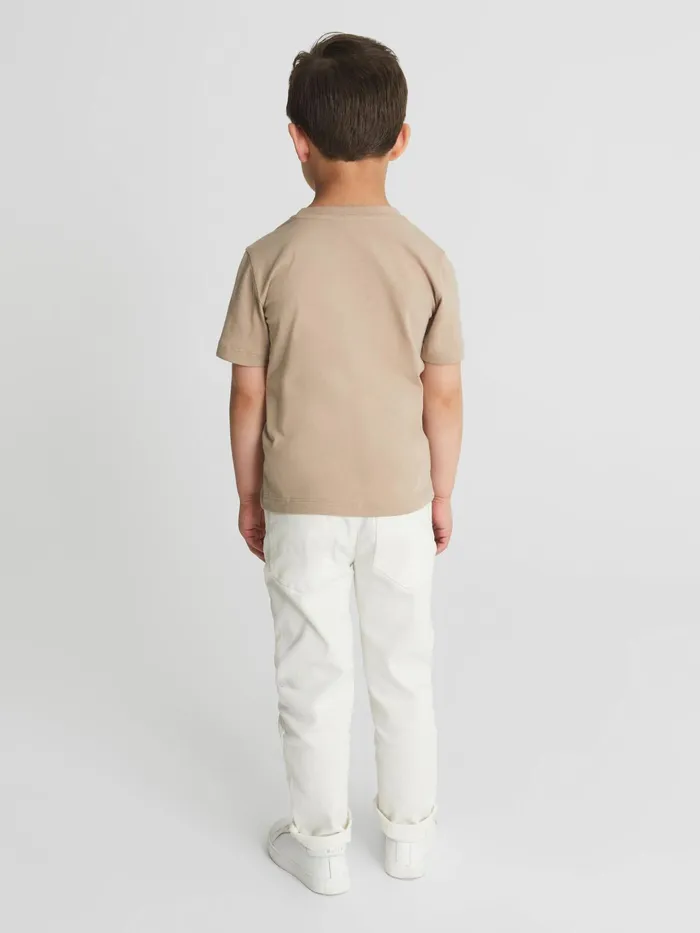 Reiss TShirts Bless Crew Neck TShirt Stone 8211 Children