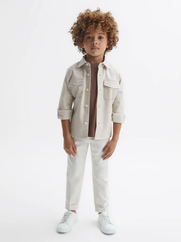 Reiss TShirts Bless Crew Neck TShirt Tobacco 8211 Children