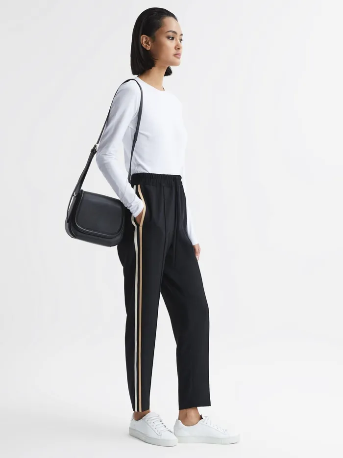 Reiss Tops Bebe Long Sleeve Crew Neck Top White 8211 Women