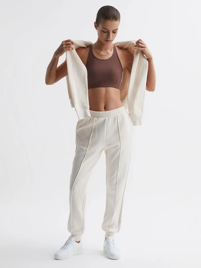 Reiss Tops Hustle Linda The Upside Racerback Sports Bra Brown 8211 Women