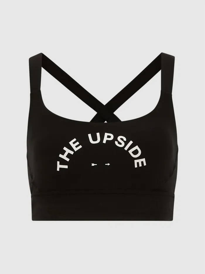 Reiss Tops Paola The Upside Matte Tech Sports Bra Black 8211 Women