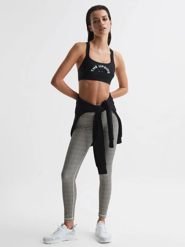 Reiss Tops Paola The Upside Matte Tech Sports Bra Black 8211 Women
