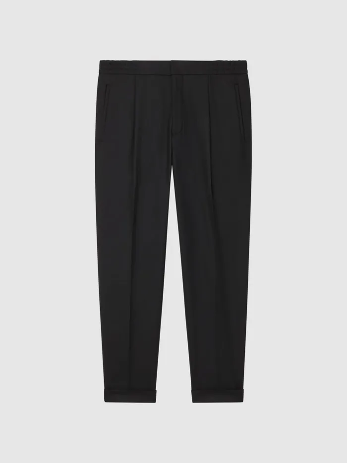 Reiss Trousers Brighton Pleat Front Trousers Black 8211 Men