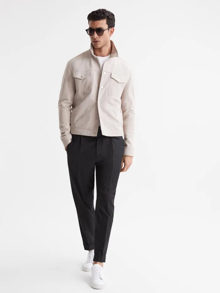 Reiss Trousers Brighton Pleat Front Trousers Black 8211 Men