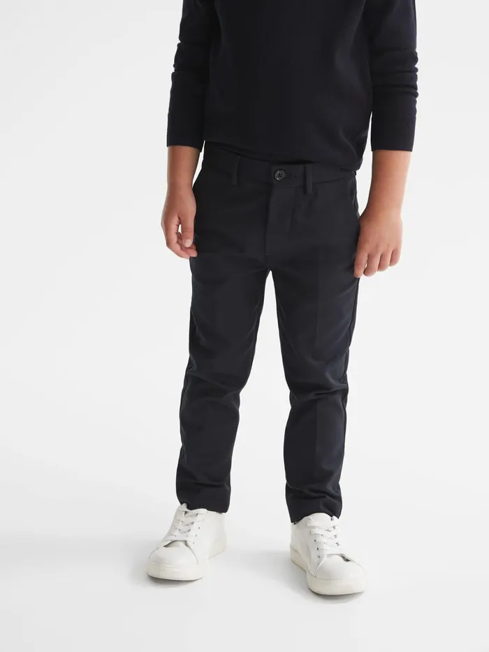 Reiss Trousers Eastbury Slim Fit Chinos Navy 8211 Children